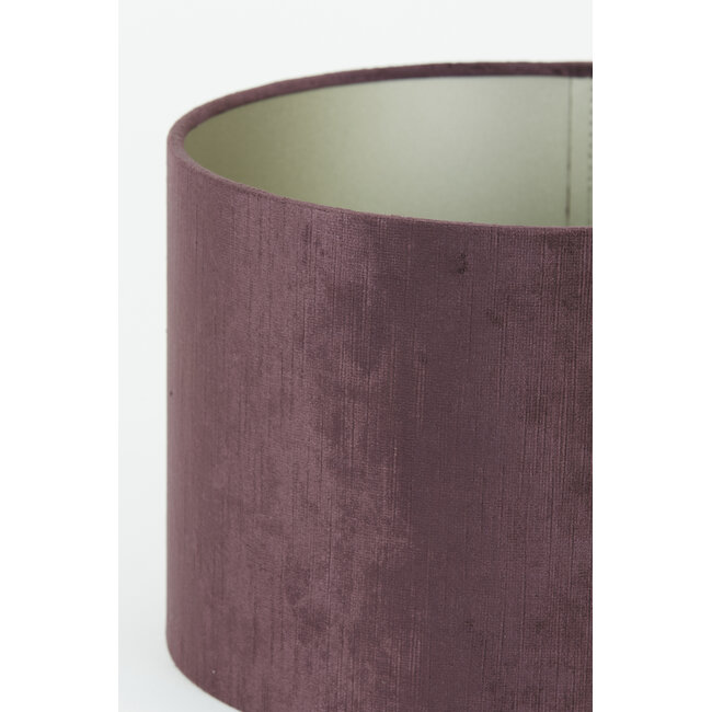 Light en Living Kap cilinder 25-25-18 cm GEMSTONE aubergine