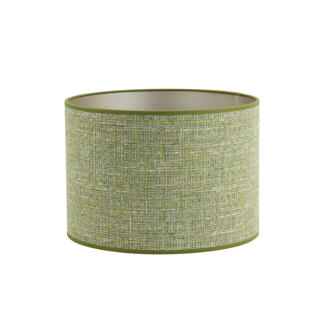 Light en Living Lampenkap textiel tweed 25x25x18cm groen