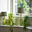 Light en Living Lampenkap textiel tweed 25x25x18cm groen