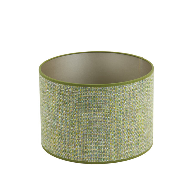 Light en Living Lampenkap textiel tweed 25x25x18cm groen