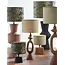 Light en Living Lampenkap textiel tweed 25x25x18cm groen