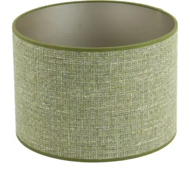 Light en Living Lampenkap textiel tweed 40x40x30 cm groen
