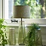 Light en Living Lampenkap textiel tweed 40x40x30 cm groen