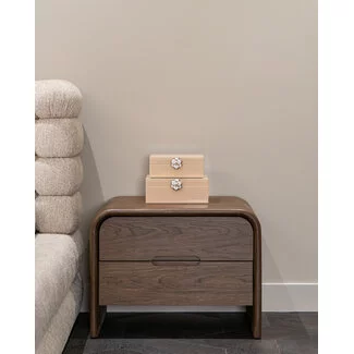 Richmond Interiors  Nachtkastje Bedford bruin 2 lades