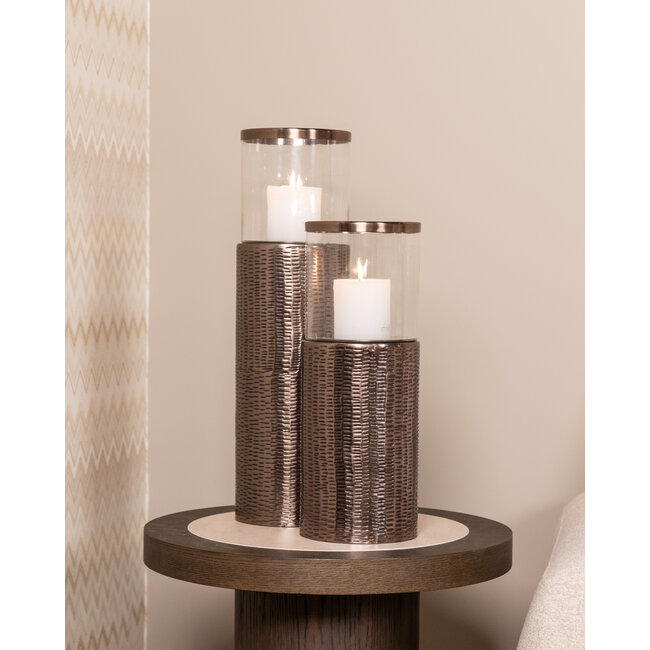 Richmond Interiors  Windlicht Faylen brons S