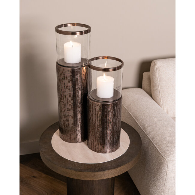 Richmond Interiors  Windlicht Faylen brons S