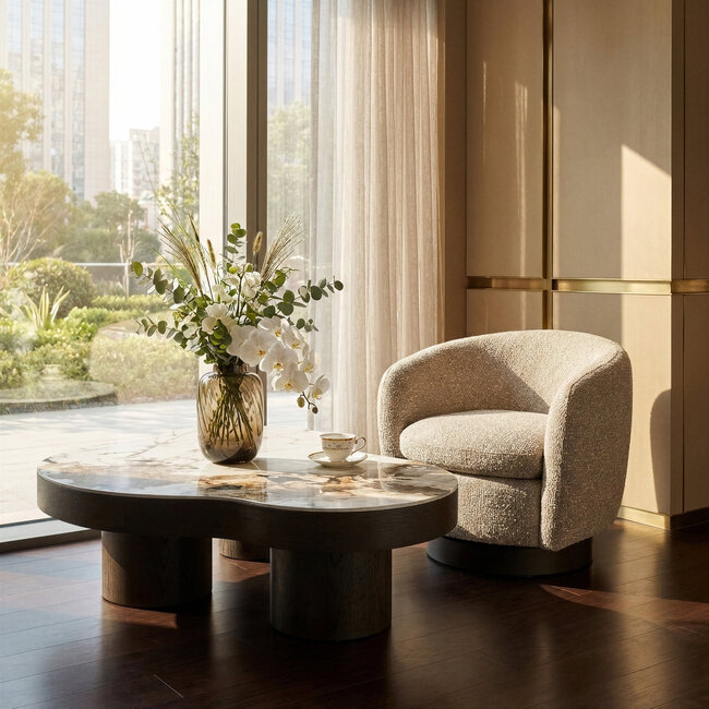 Richmond Interiors  Vaas Elora bruin groot