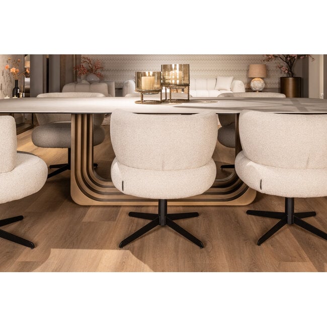 Richmond Interiors  Eettafel Maxfield beige 300