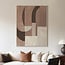 Richmond Interiors  Wall art Tatu rechts bruin