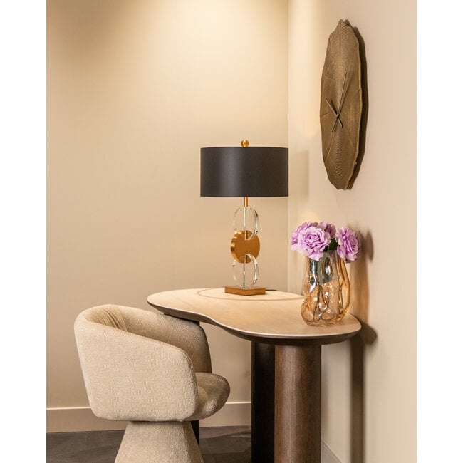 Richmond Interiors  Eetkamerstoel Madeline mocca chunky draaibaar