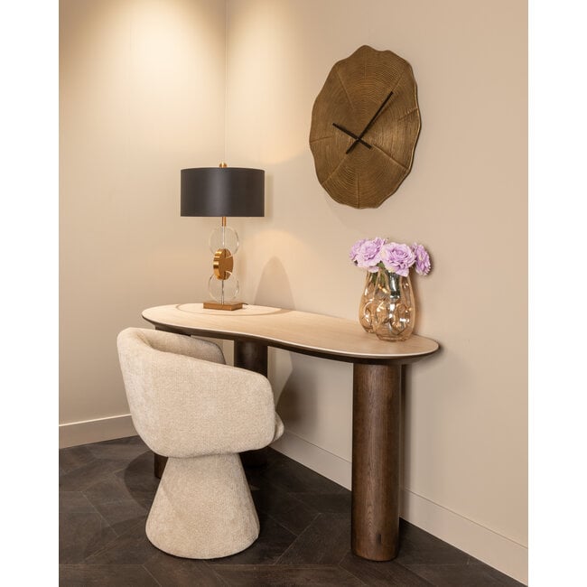 Richmond Interiors  Eetkamerstoel Madeline mocca chunky draaibaar
