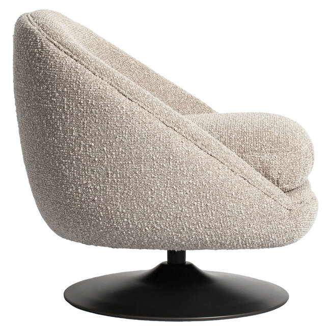 Richmond Interiors  Lounge stoel Nodo naturel chunky draaibaar