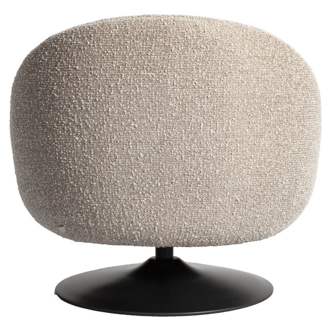 Richmond Interiors  Lounge stoel Nodo naturel chunky draaibaar
