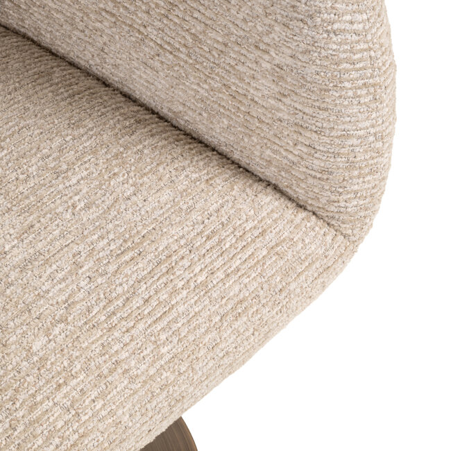 Richmond Interiors  Eetkamerstoel Aldo naturel linear draaibaar