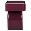 Richmond Interiors  Nachtkastje Bennet burgundy 1 Lade