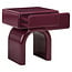 Richmond Interiors  Nachtkastje Bennet burgundy 1 Lade