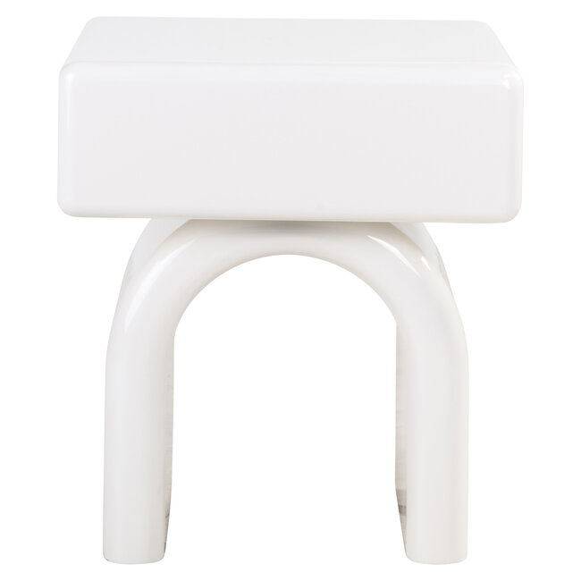 Richmond Interiors  Nachtkastje Bennet coconut milk 1 Lade