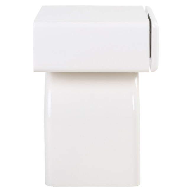 Richmond Interiors  Nachtkastje Bennet coconut milk 1 Lade