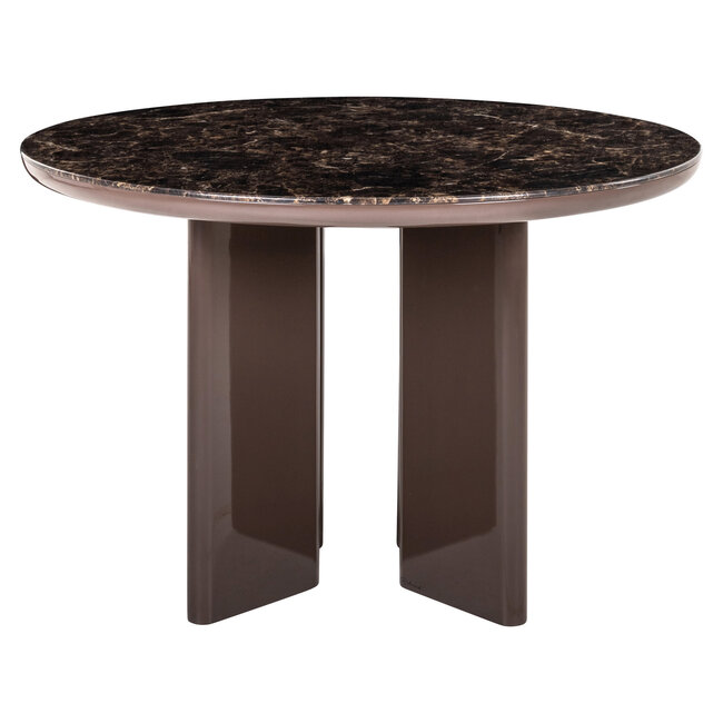 Richmond Interiors  Eettafel Almundi chocolade bruin 120Ø