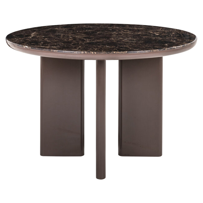 Richmond Interiors  Eettafel Almundi chocolade bruin 120Ø