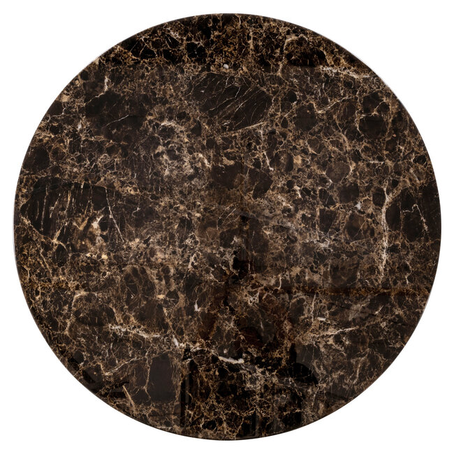 Richmond Interiors  Eettafel Almundi chocolade bruin 120Ø
