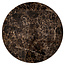 Richmond Interiors  Eettafel Almundi chocolade bruin 120Ø