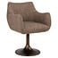 Richmond Interiors  Eetkamerstoel Aldo bruin tweed draaibaar