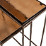 Richmond Interiors  Bijzettafel Villano brons  - Set van 2