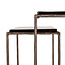 Richmond Interiors  Bijzettafel Villano brons  - Set van 2
