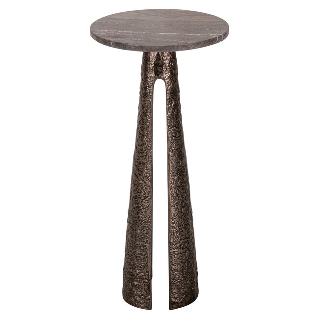 Richmond Interiors  Bijzettafel Eldora brons 30Ø