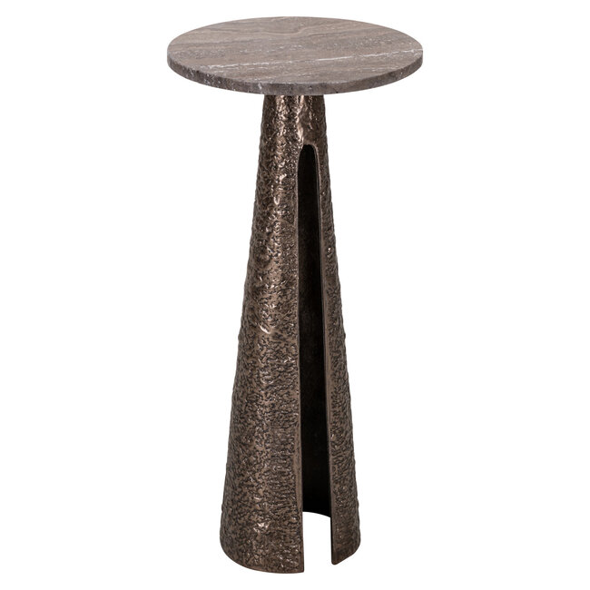 Richmond Interiors  Bijzettafel Eldora brons 30Ø