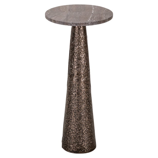 Richmond Interiors  Bijzettafel Eldora brons 30Ø