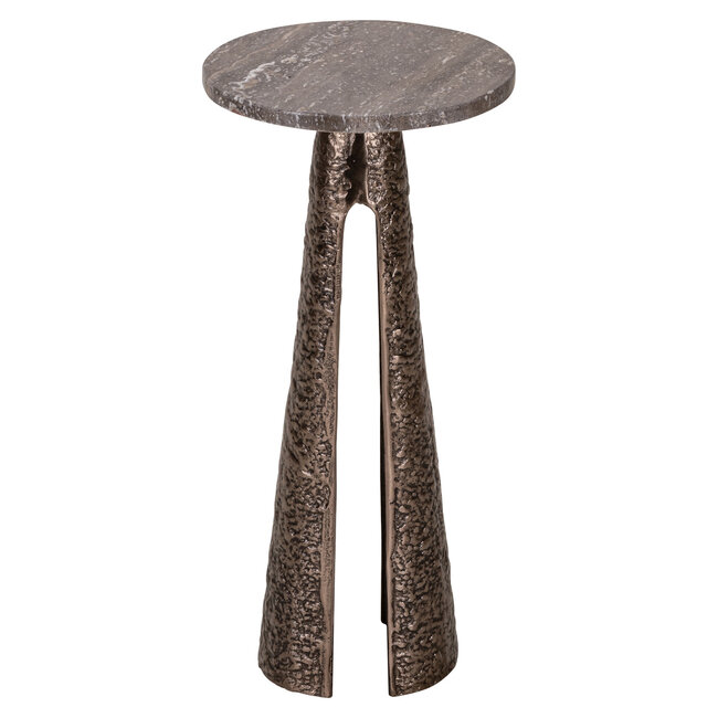 Richmond Interiors  Bijzettafel Eldora brons 25Ø