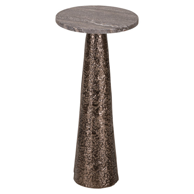 Richmond Interiors  Bijzettafel Eldora brons 25Ø