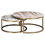 Richmond Interiors  Salontafel Bottega Blush beige - Set van 2