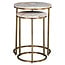 Richmond Interiors  Bijzettafel Bottega Blush beige - Set van 2