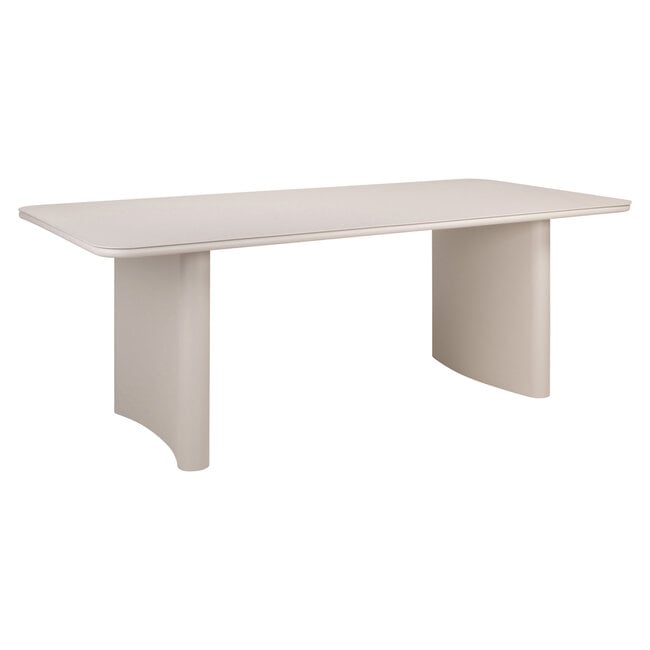 Richmond Interiors  Outdoor eettafel Senza licht beige  220