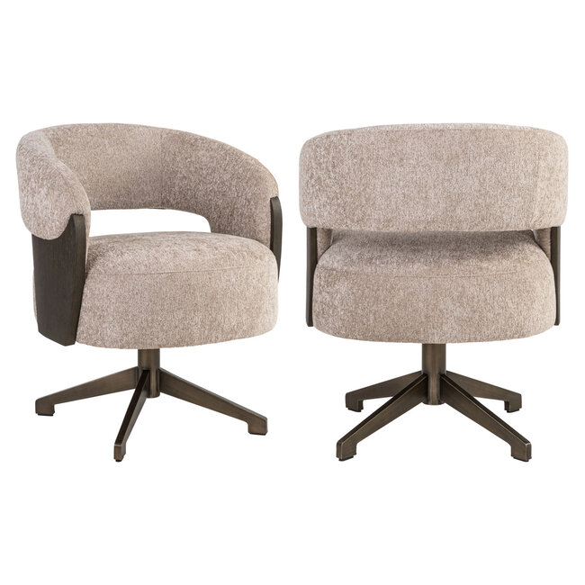 Richmond Interiors  Eetkamerstoel Pollux be easy zand eiken