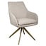 Richmond Interiors  Eetkamerstoel Lisonne cayenne bruin draaibaar fire retardant