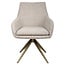 Richmond Interiors  Eetkamerstoel Lisonne cayenne bruin draaibaar fire retardant