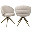 Richmond Interiors  Eetkamerstoel Zendaya cayenne bruin draaibaar fire retardant
