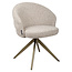 Richmond Interiors  Eetkamerstoel Zendaya cayenne bruin draaibaar fire retardant