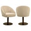 Richmond Interiors  Eetkamerstoel Beverly naturel fancy draaibaar