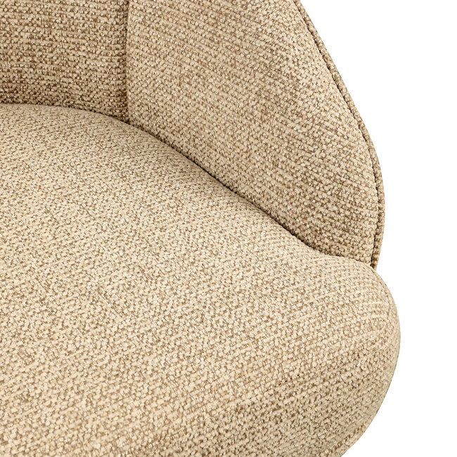 Richmond Interiors  Eetkamerstoel Beverly naturel fancy draaibaar