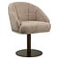Richmond Interiors  Eetkamerstoel Beverly mocca linear draaibaar