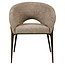 Richmond Interiors  Eetkamerstoel Kenzi mocca linear fire retardant