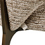 Richmond Interiors  Eetkamerstoel Kenzi mocca linear fire retardant