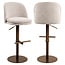 Richmond Interiors  Barstoel Vesper mocca fancy draaibaar