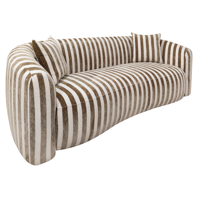 Richmond Interiors  Bank Luxandra stripes zand
