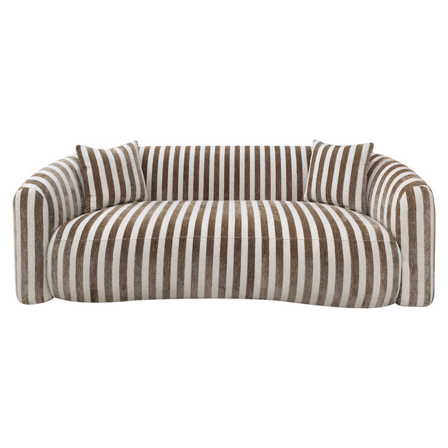 Richmond Interiors  Bank Luxandra stripes zand